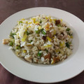 El cooksnap de David Gonza cuando hizo Arroz salteado con trigueros y setas shiitake.