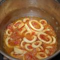 El cooksnap de pensamiento cuando hizo Cazuela de calamares y verduras.