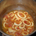 El cooksnap de pensamiento cuando hizo Cazuela de calamares y verduras.