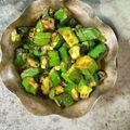 Dipa Chowdhury's cooksnap of when they made ঢেঁড়স ভাজা (dheras bhaja recipe in Bengali).