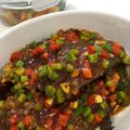 Cooksnap Raja Izzati semasa beliau membuat Bawal Hitam Masak Sos 3 Rasa Simple.