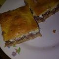 El cooksnap de Ana B. Cabrera cuando hizo Tarta de carne, huevo y queso.