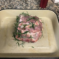 El cooksnap de nereaerneta cuando hizo Bondiola de cerdo al horno con tomillo.
