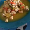 El cooksnap de Ellenutxi cuando hizo Pavo con salsa de coco y curry.