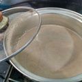 El cooksnap de Vila Vicente cuando hizo Atole de pinole.