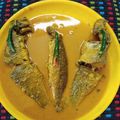 Sumita Roychowdhury's cooksnap of when they made বাচা মাছের ঝাল(Bacha mach er jhal Recipe in Bengali).