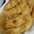 El cooksnap de Chef Diosa cuando hizo Yaniqueques caseros.