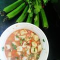 El cooksnap de Melisa Angulo cuando hizo Ceviche de Banano.