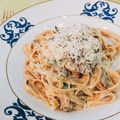 Cooksnap de Luciano quando cozinhou Penne ao funghi.