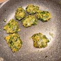 El cooksnap de Maria Mesa cuando hizo Hamburguesas caseras de espinaca y guisantes.