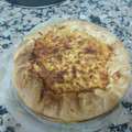 El cooksnap de Jose Albarracin Salvador cuando hizo Pastel de puerros y bacon en Thermomix.