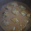 El cooksnap de dahiana Pérez cuando hizo Albóndigas dulces de carne.