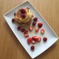 Cooksnap de Francisco Pereira quando cozinhou Panquecas com frutos vermelhos e mel.