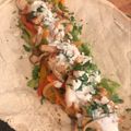 El cooksnap de Dina Luz cuando hizo Tacos mexicanos de Fajitas de Pollo  🌮.