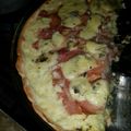El cooksnap de Adriana Garay cuando hizo Tarta de cebolla y queso azul.