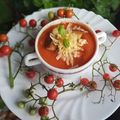 Cooksnap-ul lui Anca Bognar-Arsenie atunci când a preparat Supă cremă de roșii coapte cu crutoane/fulgi de drojdie inactivă.