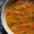 El cooksnap de Pilar cuando hizo Sopa polaca de arroz con zanahoria.