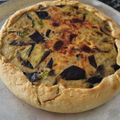 El cooksnap de Gabriela Godoy cuando hizo Tarta de berenjena, zucchini y muzzarella.