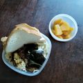 K's's cooksnap of when they made Japanese 3-color Bento (Sanshoku Bento).