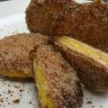 El cooksnap de Janet de la Puente cuando hizo Galletas rellenas de crema pastelera y fritas..