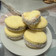 El cooksnap de Christian Pino cuando hizo Alfajores de maicena.