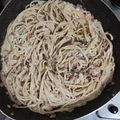El cooksnap de Diego Martinez cuando hizo Pasta carbonara, receta fácil y casera.