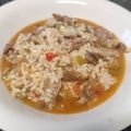 El cooksnap de Mar Recio Sanchez cuando hizo Arroz caldoso de butifarra, espárragos y alcachofas.