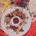 Jyoti Prakash Assudani's cooksnap of when they made Walnut and malai paneer papad kebab.