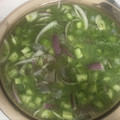 El cooksnap de Anel Tomas cuando hizo Aguachile de camarón.
