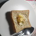 รูป Cooksnap ของ Anenomena T เมื่อเขาทำ ขนมปังไข่ดาวชีส (ไมโครเวฟ)