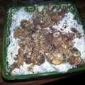 kjkuehnert's cooksnap of when they made Snickers Dip (served with pretzels and apple slices).