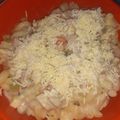 El cooksnap de Cristina Colina♡ cuando hizo Tornillos primavera (Pasta con bechamel).