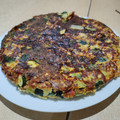 El cooksnap de Paula Navarro cuando hizo Tortilla de zapallitos.