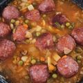 El cooksnap de alejandra cuando hizo Albóndigas a la jardinera.
