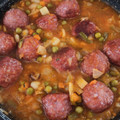 El cooksnap de alejandra cuando hizo Albóndigas a la jardinera.