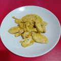 El cooksnap de Ana cuando hizo Pechuga de pollo con yogurt y curry.