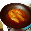 El cooksnap de Claudia Medin cuando hizo Chorizos a la pomarola.