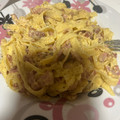 El cooksnap de Ioana Visan cuando hizo Espaguetis con salsa carbonara.