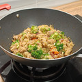 El cooksnap de Jesús Ruiz cuando hizo Arroz con brócoli y pollo.