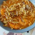 El cooksnap de Emma Buckley cuando hizo Cazuela de fideos y pescado en MC.