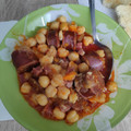 El cooksnap de adolfzgz cuando hizo Garbanzos con chorizo en thermomix.