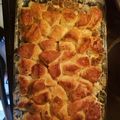 Leslie.Scarborough's cooksnap of when they made Biscuits and Gravy Casserole.