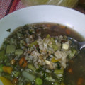 El cooksnap de Patricia Bordon cuando hizo Lentejas con arroz.