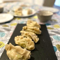 El cooksnap de Sara PA cuando hizo Gyozas de langostinos y jengibre.