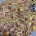 水晶姊姊's cooksnap of when they made 蝦仁蛋炒飯.