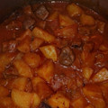 El cooksnap de nuria cuando hizo Estofado de ternera con patatas.