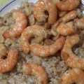 El cooksnap de cucatina cuando hizo Arroz con langostinos al curry.