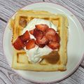 El cooksnap de Ana Maria Jaume cuando hizo Waffles dulces 🧇.