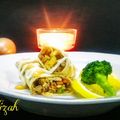 Cooksnap Norafizah Alias semasa beliau membuat Minced meat Wrap (Daging cincang bungkus).