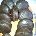 El cooksnap de Delis Quin cuando hizo Alfajor de chocolate.